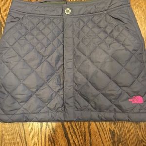North Face quilted skirt. Bun Warmer.